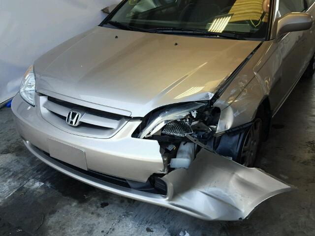 1HGEM22022L040327 - 2002 HONDA CIVIC EX ბეჟი ფოტო 9