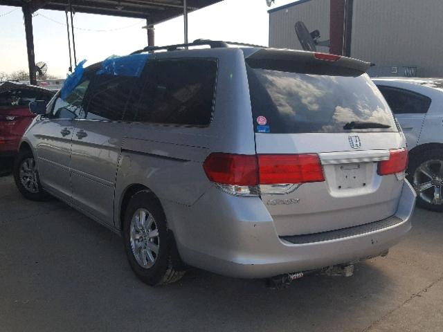 5FNRL3H62AB018141 - 2010 HONDA ODYSSEY EX SILVER photo 3