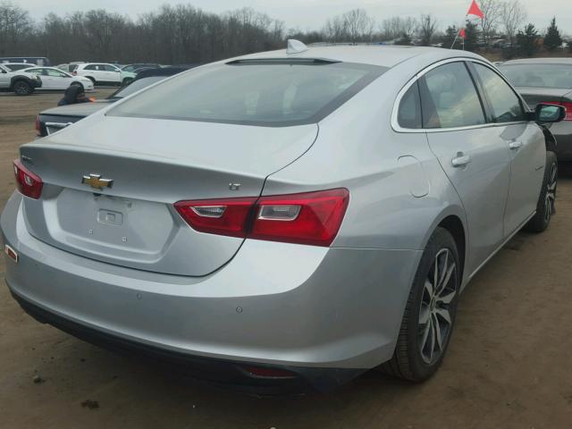 1G1ZE5ST7GF282084 - 2016 CHEVROLET MALIBU LT SILVER photo 4