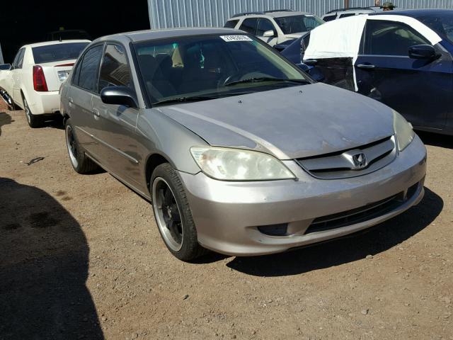 2HGES165X4H561429 - 2004 HONDA CIVIC LX TAN photo 1