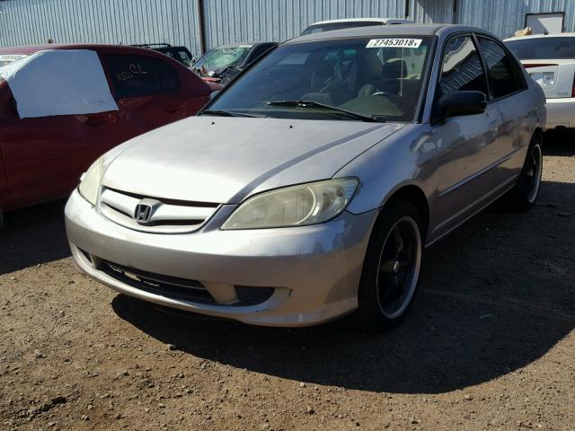 2HGES165X4H561429 - 2004 HONDA CIVIC LX TAN photo 2