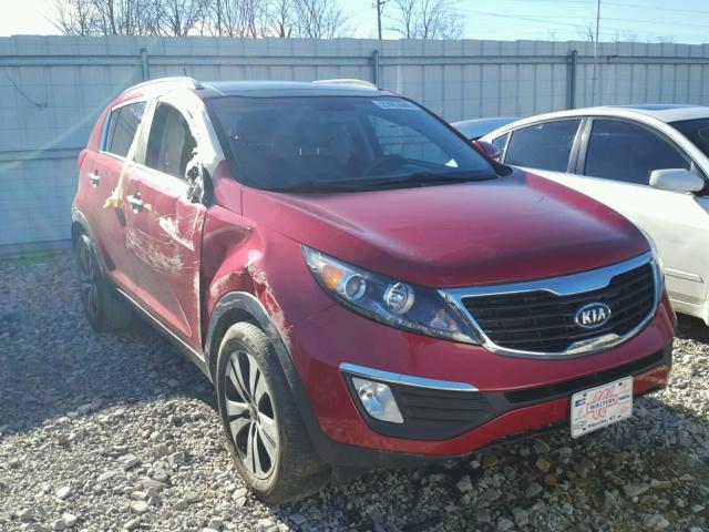 KNDPC3A22B7162200 - 2011 KIA SPORTAGE E RED photo 1