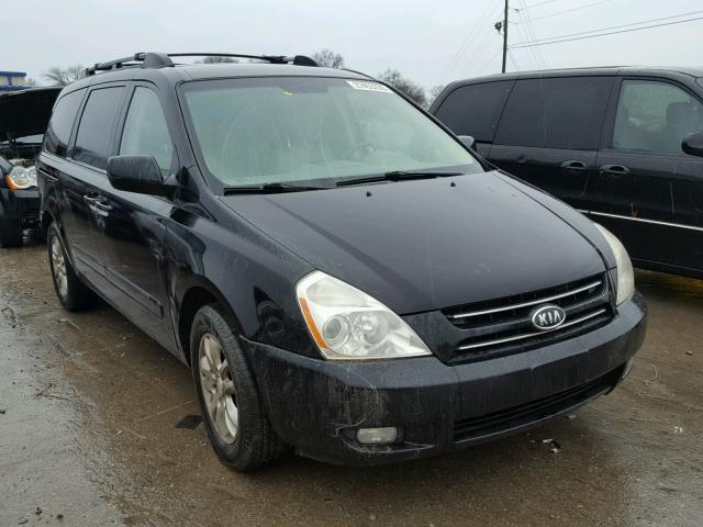 KNDMB233566054512 - 2006 KIA SEDONA EX BLACK photo 1