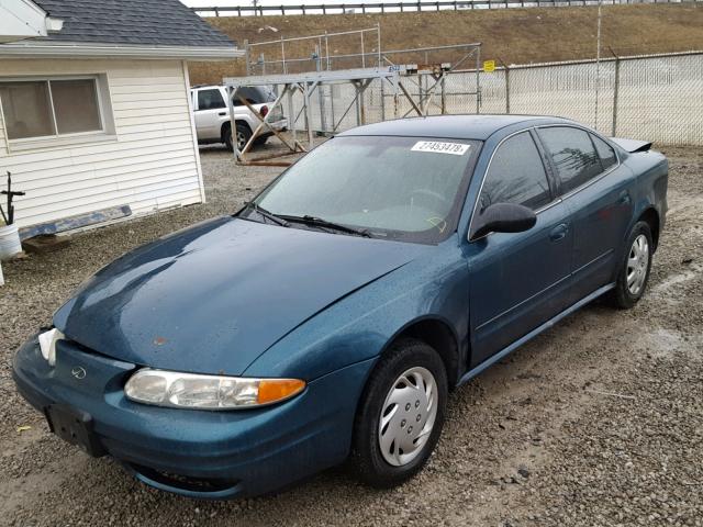 1G3NK52F03C165113 - 2003 OLDSMOBILE ALERO GX BLUE photo 2