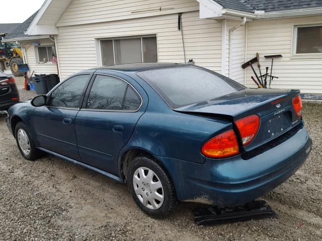 1G3NK52F03C165113 - 2003 OLDSMOBILE ALERO GX BLUE photo 3