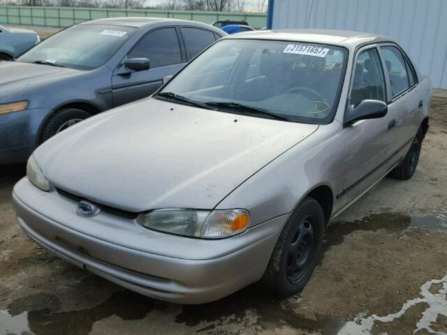 1Y1SK52841Z446079 - 2001 CHEVROLET GEO PRIZM 金色 照片 2
