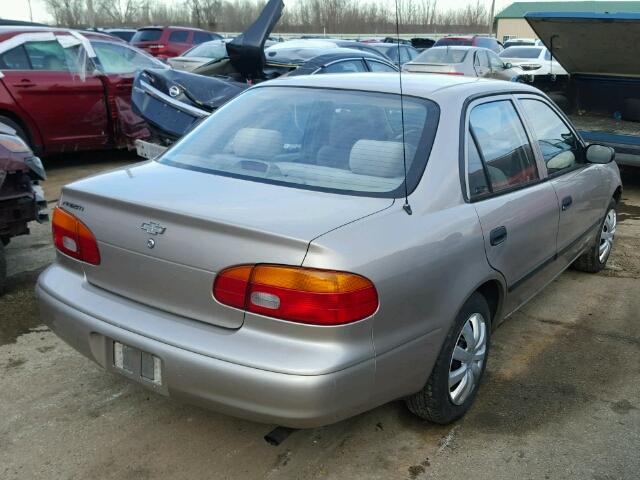 1Y1SK52841Z446079 - 2001 CHEVROLET GEO PRIZM 金色 照片 4