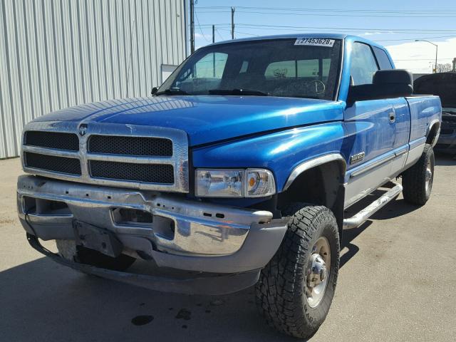 3B7KF23611G744111 - 2001 DODGE RAM 2500 BLUE photo 2