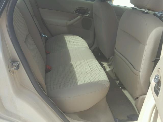 1FAFP34N17W291036 - 2007 FORD FOCUS ZX4 BEIGE photo 6