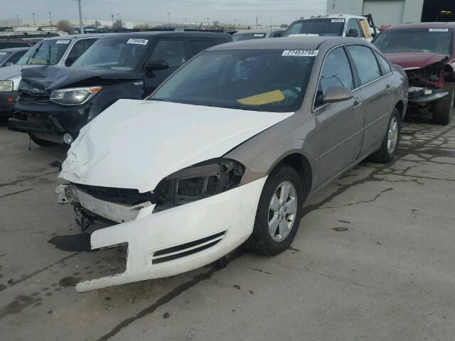 2G1WT58K479367206 - 2007 CHEVROLET IMPALA LT TAN photo 2