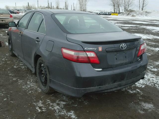 4T1BE46K87U154660 - 2007 TOYOTA CAMRY NEW CHARCOAL photo 3