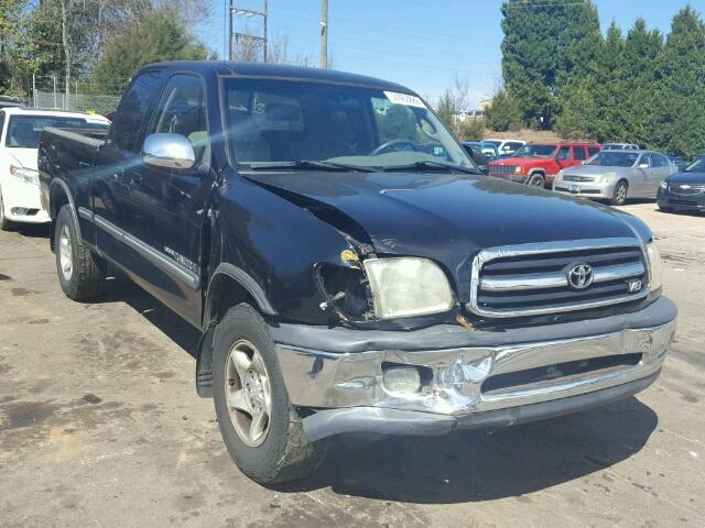 5TBRT34192S331476 - 2002 TOYOTA TUNDRA ACC BLACK photo 1