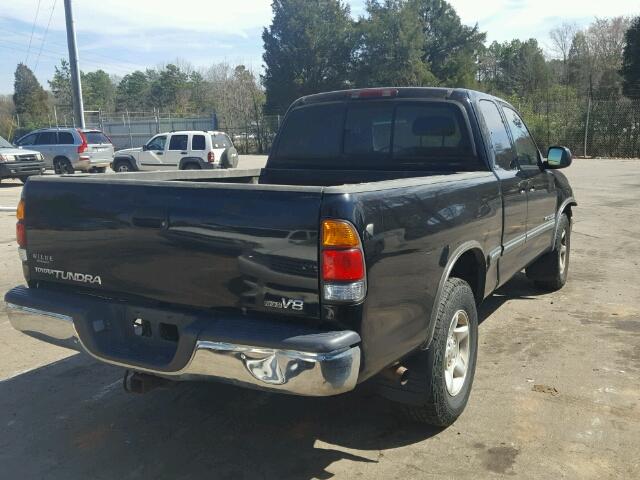 5TBRT34192S331476 - 2002 TOYOTA TUNDRA ACC BLACK photo 4