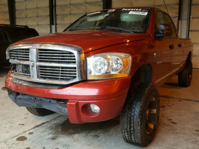 3D7KS28C76G155345 - 2006 DODGE RAM 2500 S RED photo 2