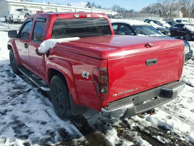 1GCDT136848213364 - 2004 CHEVROLET COLORADO RED photo 3