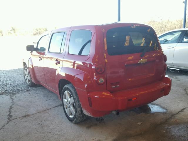 3GNBABDB9AS621364 - 2010 CHEVROLET HHR LT RED photo 3