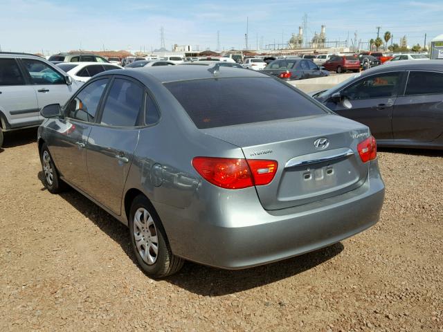 KMHDU4AD1AU004305 - 2010 HYUNDAI ELANTRA BL GRAY photo 3