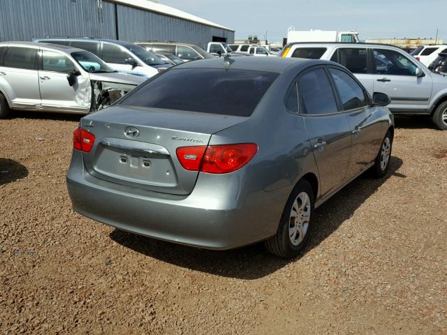 KMHDU4AD1AU004305 - 2010 HYUNDAI ELANTRA BL GRAY photo 4