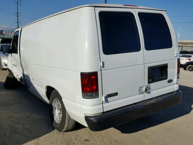 1FTRE14283HB67853 - 2003 FORD ECONOLINE WHITE photo 3