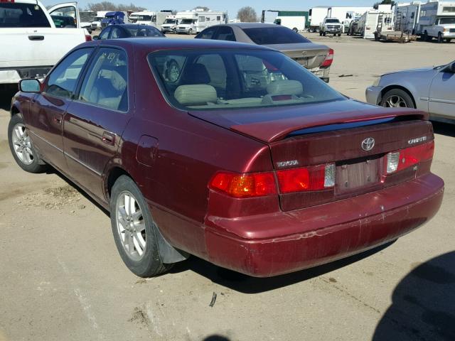 JT2BF28K7Y0286989 - 2000 TOYOTA CAMRY LE RED photo 3