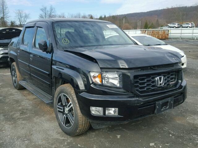 5FPYK1F77EB001394 - 2014 HONDA RIDGELINE BLACK photo 1