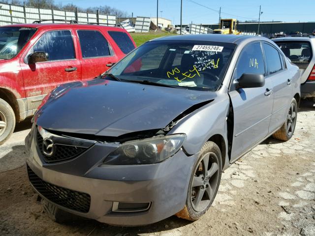 JM1BK12F281779191 - 2008 MAZDA 3 I BLACK photo 2