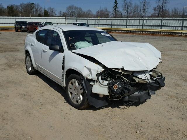 1B3BD4FB7BN578942 - 2011 DODGE AVENGER EX WHITE photo 1