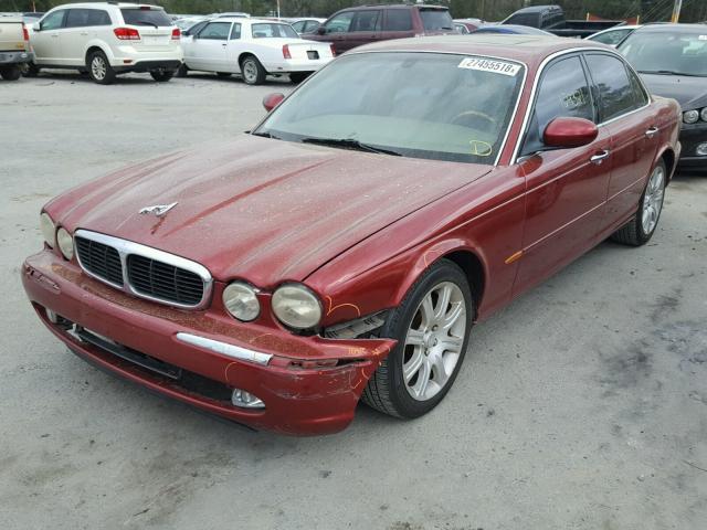 SAJWA71C44SG28179 - 2004 JAGUAR XJ8 RED photo 2