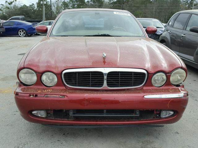 SAJWA71C44SG28179 - 2004 JAGUAR XJ8 RED photo 9