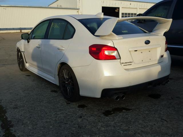 JF1VA2M69H9815288 - 2017 SUBARU WRX STI WHITE photo 3