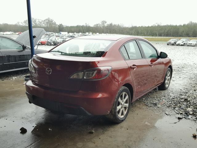 JM1BL1SF8A1264408 - 2010 MAZDA 3 I MAROON photo 4