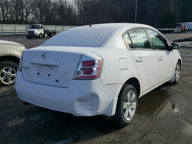 3N1AB61E27L669379 - 2007 NISSAN SENTRA 2.0 WHITE photo 4