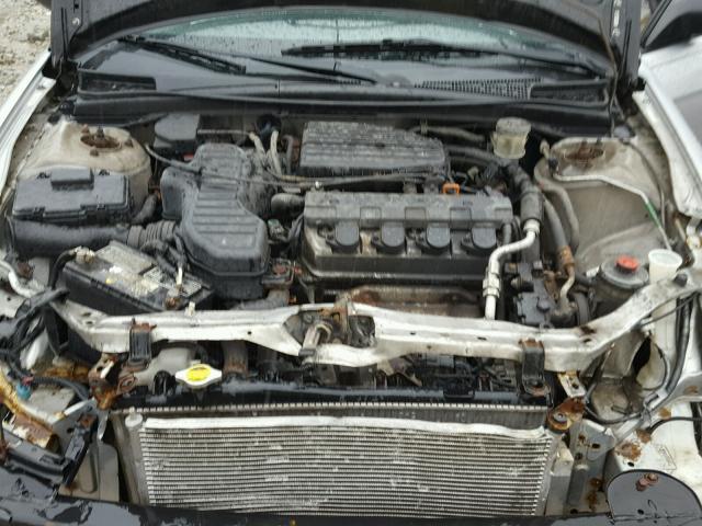 2HGES16595H578398 - 2005 HONDA CIVIC LX SILVER photo 7