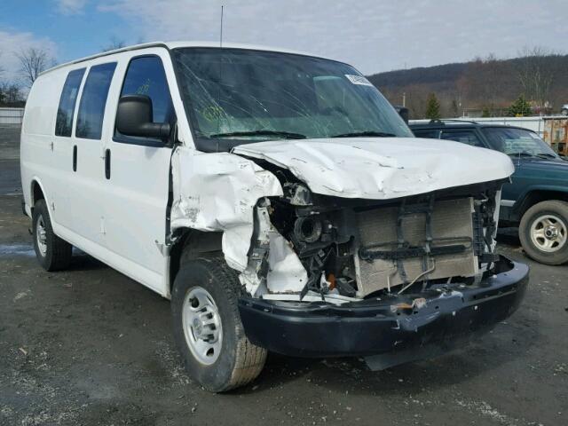 1GCWGFCA6E1203019 - 2014 CHEVROLET EXPRESS G2 WHITE photo 1