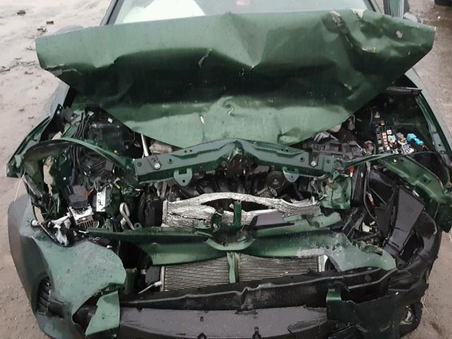 2T1BURHE4EC057199 - 2014 TOYOTA COROLLA L GREEN photo 7