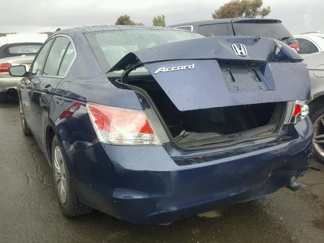 1HGCP2F32AA105335 - 2010 HONDA ACCORD LX BLUE photo 3