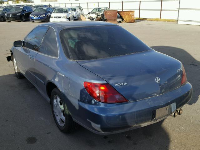 19UYA1258VL004867 - 1997 ACURA 2.2CL BLUE photo 3