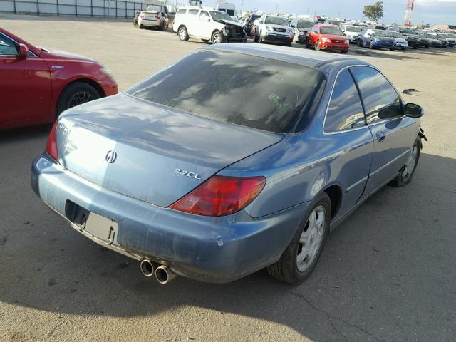 19UYA1258VL004867 - 1997 ACURA 2.2CL BLUE photo 4