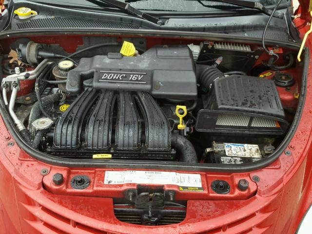 3C8FY4BB81T692942 - 2001 CHRYSLER PT CRUISER RED photo 7