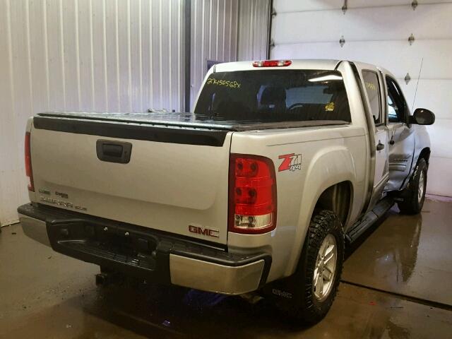 3GTP2VE30BG214672 - 2011 GMC SIERRA K15 SILVER photo 4