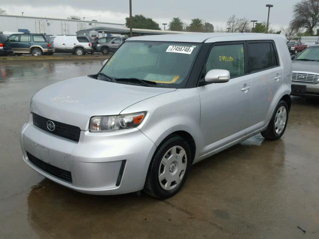 JTLZE4FE1A1110087 - 2010 TOYOTA SCION XB SILVER photo 2