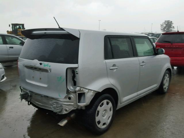 JTLZE4FE1A1110087 - 2010 TOYOTA SCION XB SILVER photo 4