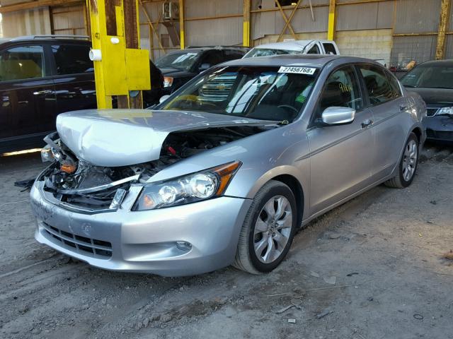 5KBCP3F80AB009129 - 2010 HONDA ACCORD EXL SILVER photo 2