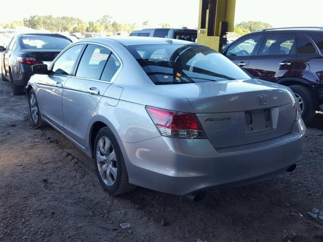 5KBCP3F80AB009129 - 2010 HONDA ACCORD EXL SILVER photo 3