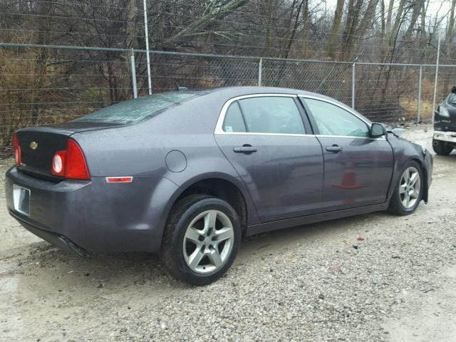 1G1ZB5EB5AF276755 - 2010 CHEVROLET MALIBU LS GRAY photo 4