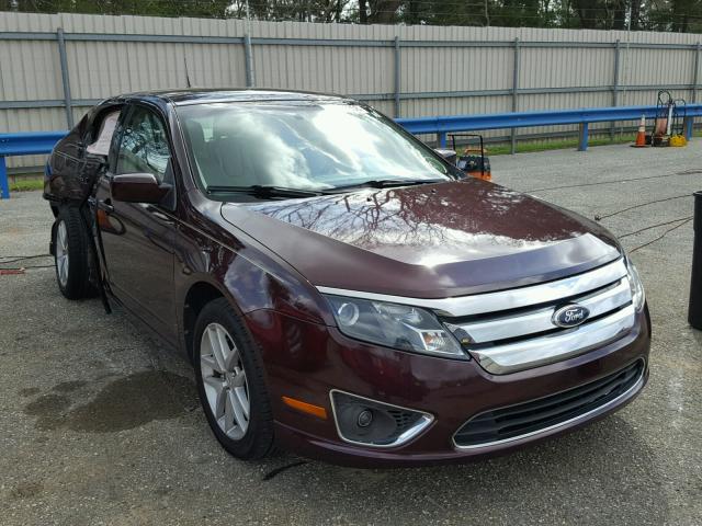 3FAHP0JG6BR150570 - 2011 FORD FUSION SEL RED photo 1