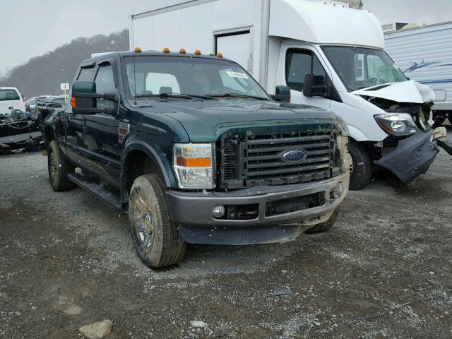 1FTWW31R59EA16542 - 2009 FORD F350 SUPER GREEN photo 1