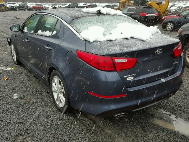 5XXGN4A75FG363341 - 2015 KIA OPTIMA EX BLUE photo 3