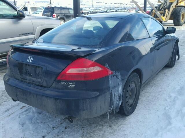 1HGCM825X3A801379 - 2003 HONDA ACCORD EX BLACK photo 4