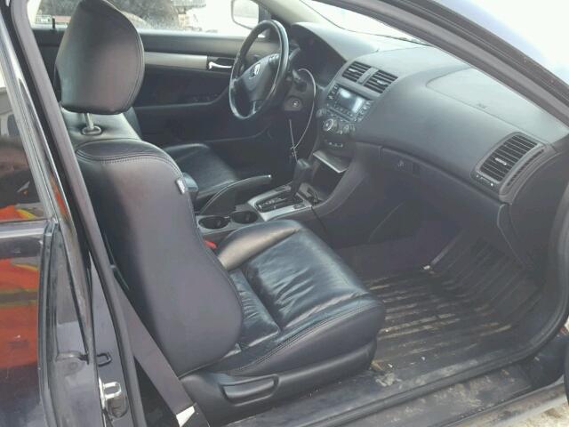 1HGCM825X3A801379 - 2003 HONDA ACCORD EX BLACK photo 5